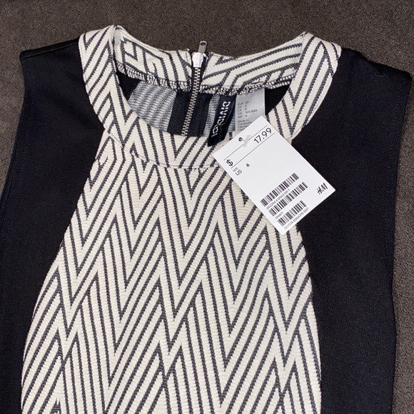 H&M Black & Cream Dress - Size 6 🖤 - Picture 4 of 4